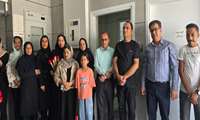 برگزاری دورهمی دوستانه با خانواده‌های مددجویان تالاسمی در بیمارستان فارابی بستک